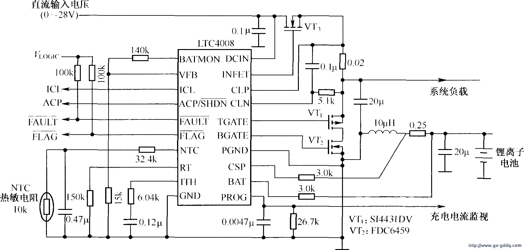 4A12.3Vӵس·(LTC4008ΪоƬ)