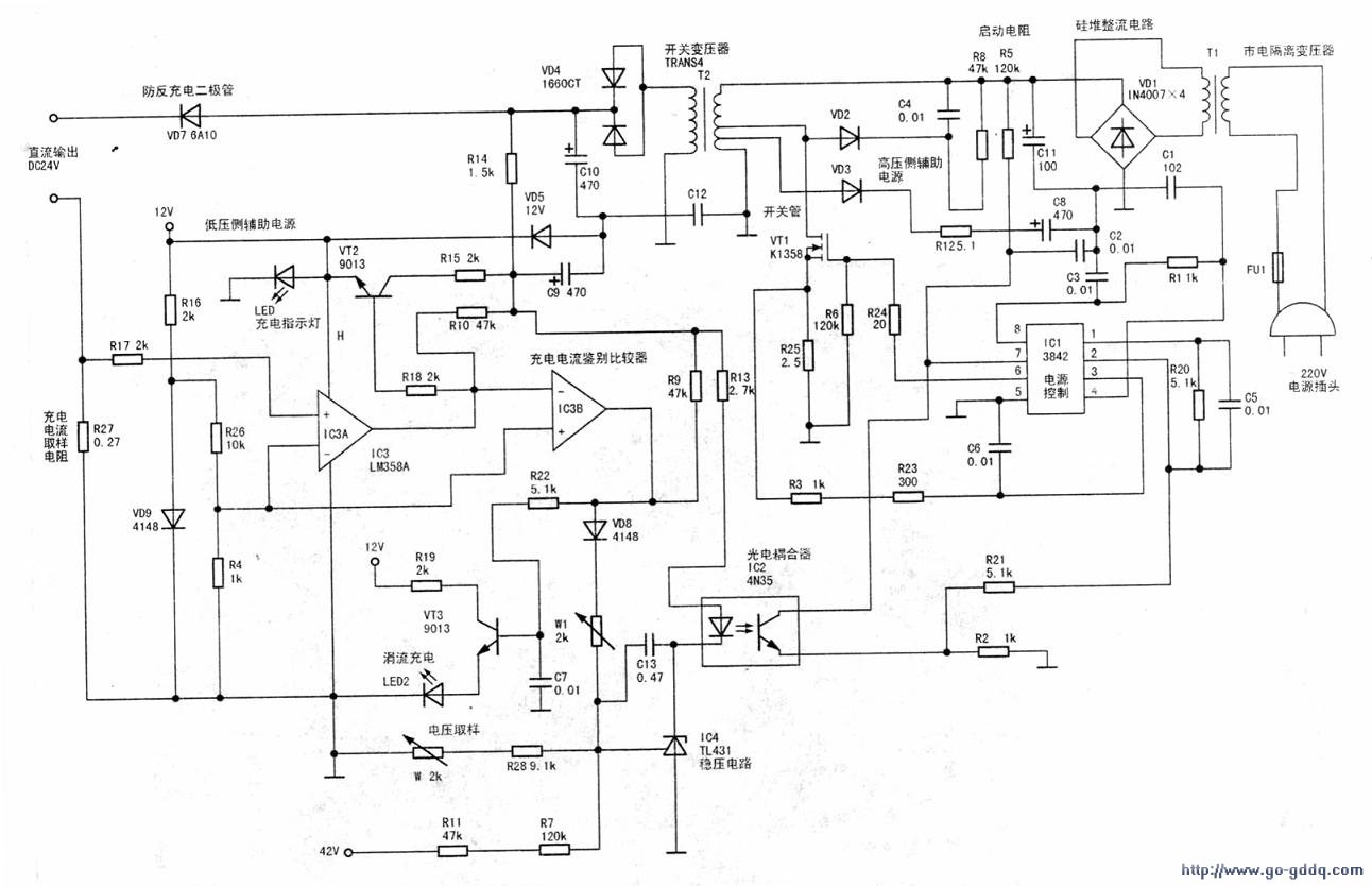 Lm3842 схема включения