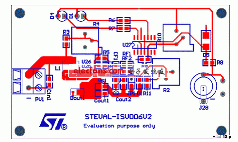 STEVAL-ISV006V2 PCBͼ