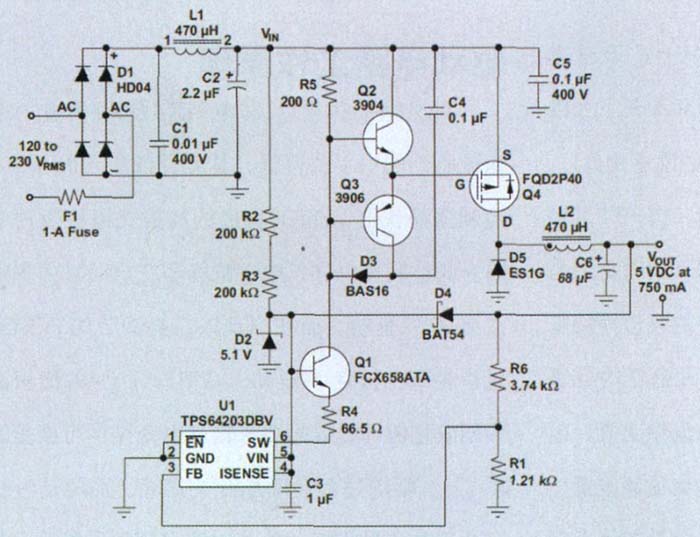 ͼ 1  AC/DC ѹת·