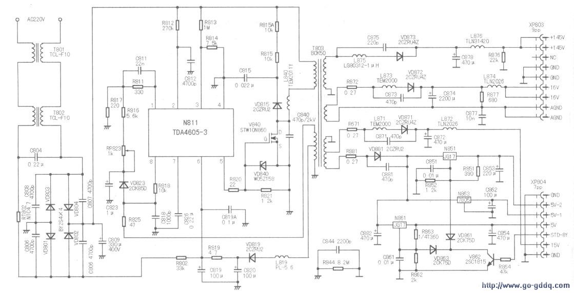 TDA4605-3ڳCH-10оʵеӦõ·