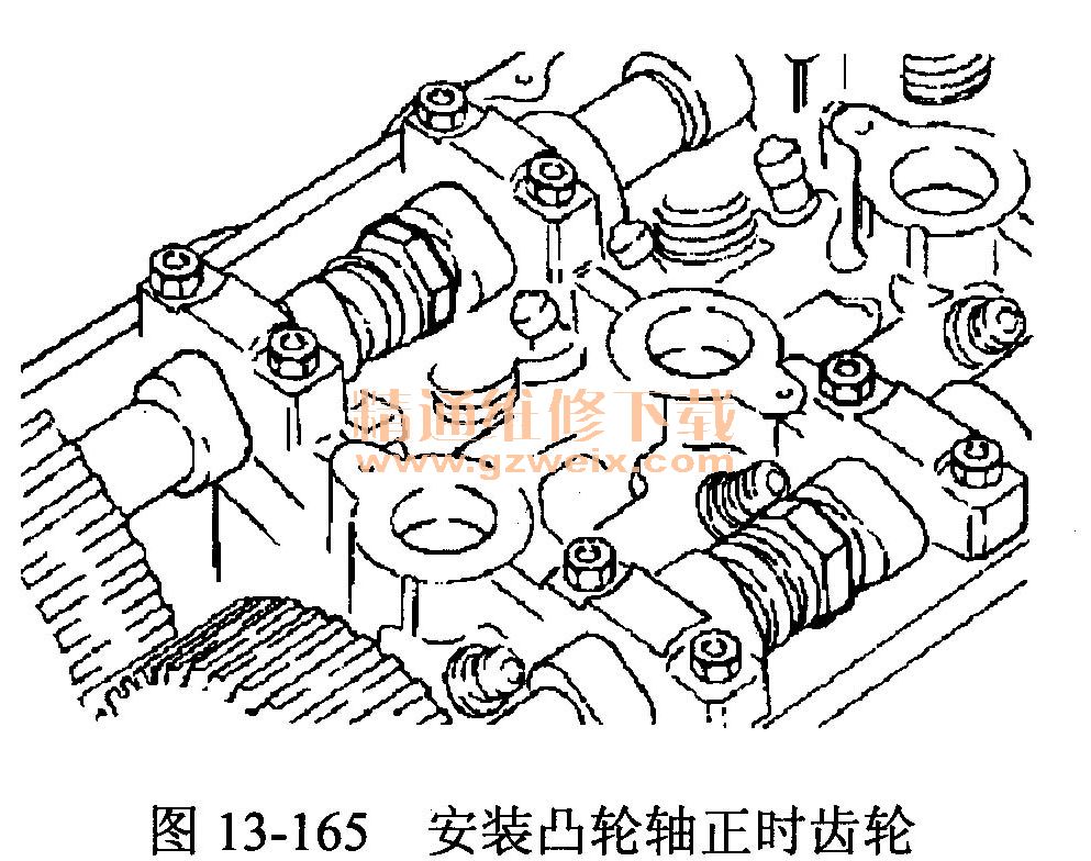 0 l/2.4 l型发动机)正时校对方法