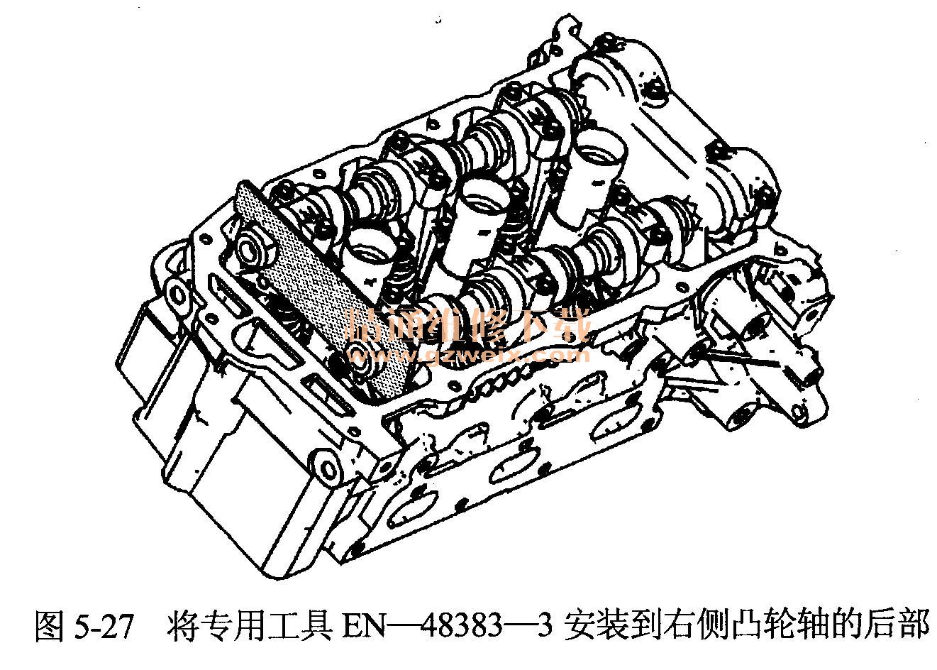 凯迪拉克cts(ly7/lp 1 /lh2型发动机)正时校对方法