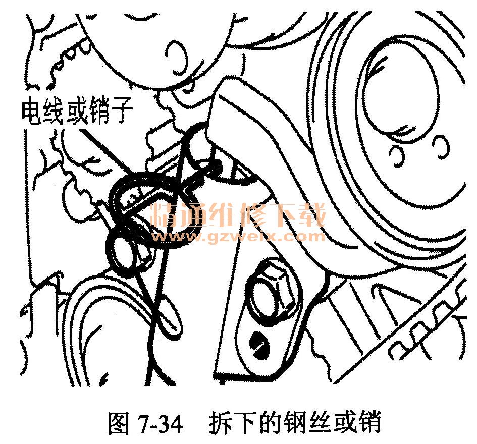 三菱伊柯丽斯(4g69 2.4 l型发动机)正时校对方法