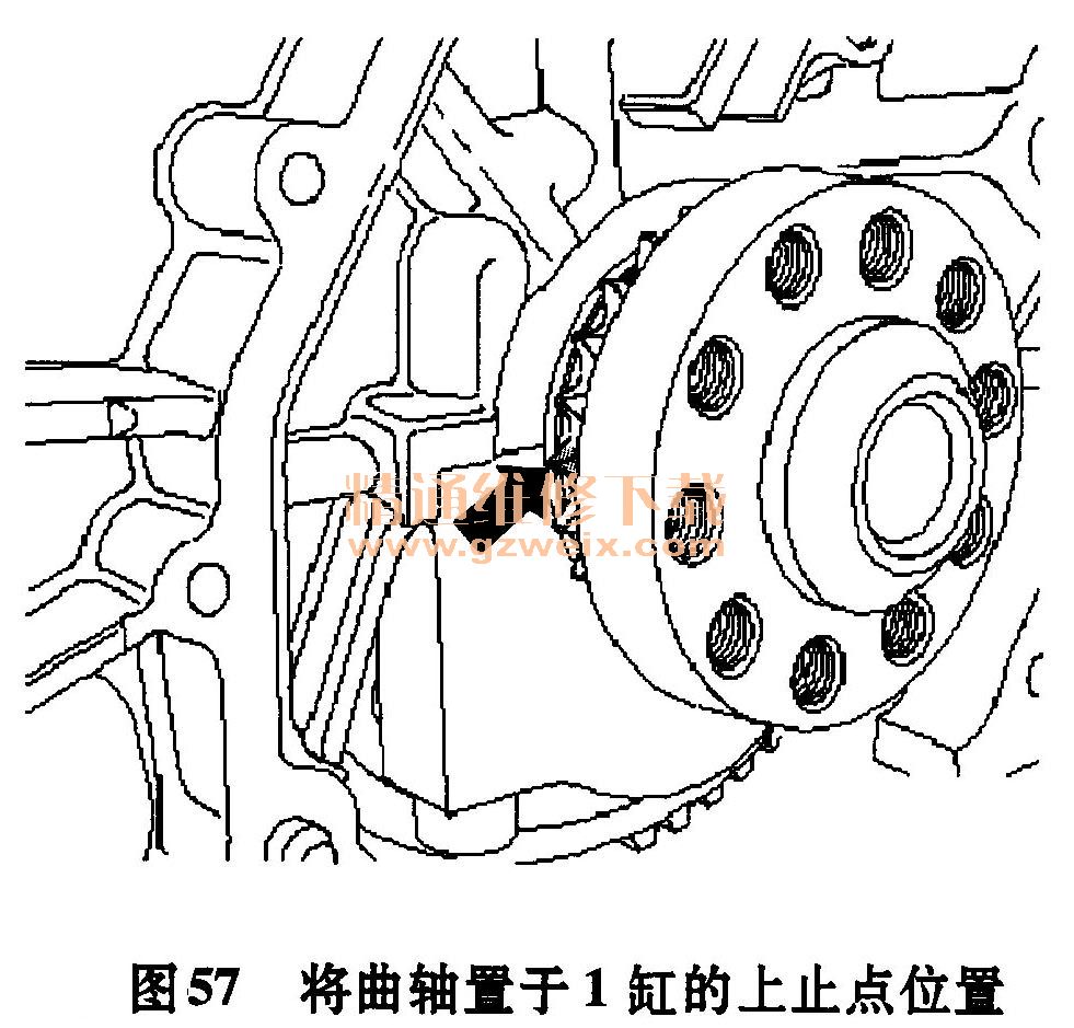 大众迈腾axz 3.2l fsi,blv 3.0l fsi发动机正时校对方法