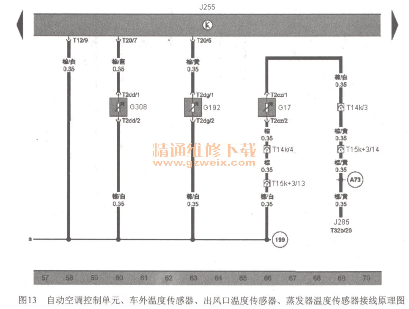 出风口温度传感器,蒸发器温度传感精通维修下载 文档资料 汽车技术