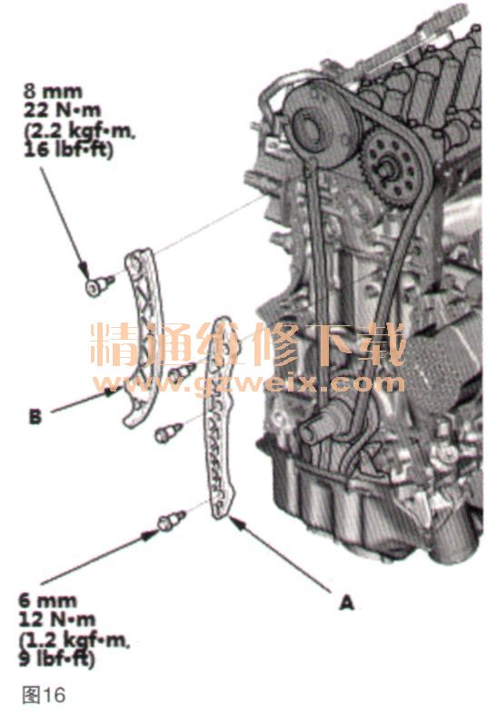 2017年东风本田思铂睿lfa11发动机正时校对方法