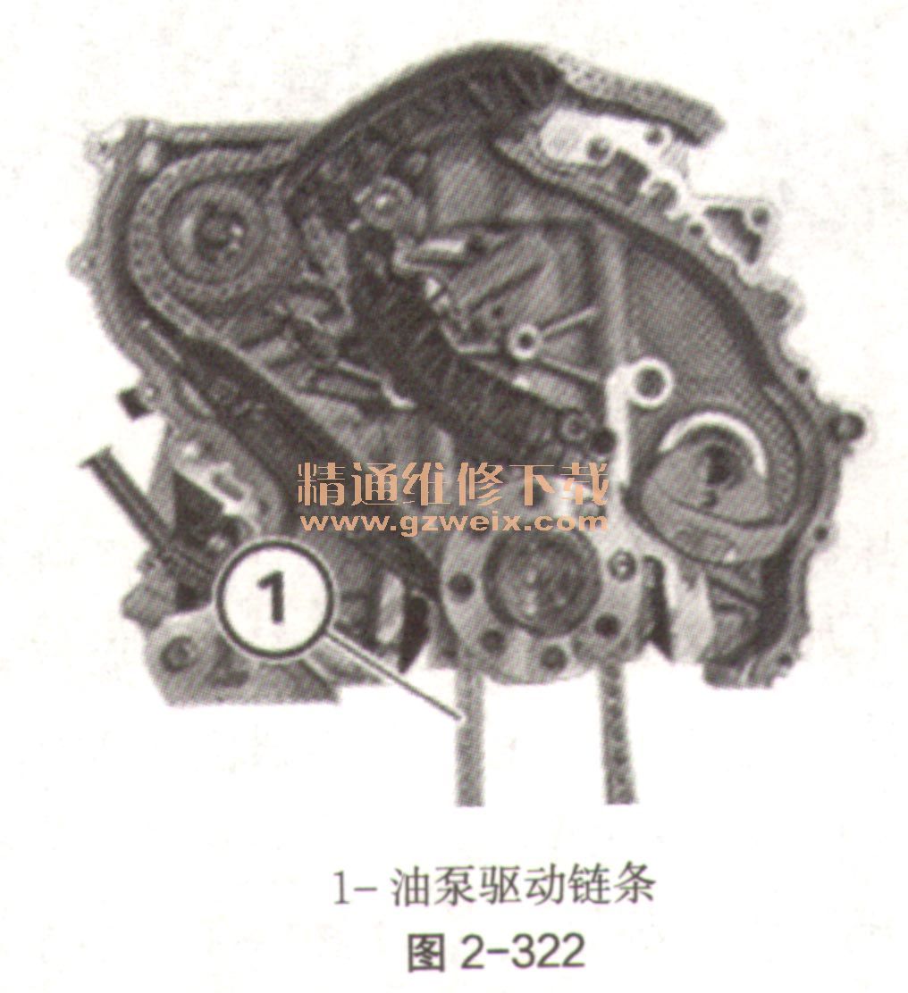 2015年后宝马218i(f45)(1.5t b38)发动机正时校对方法