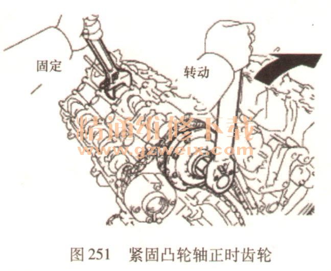 2008～2016丰田兰德酷路泽4.6l 1ur-fe发动机正时校对