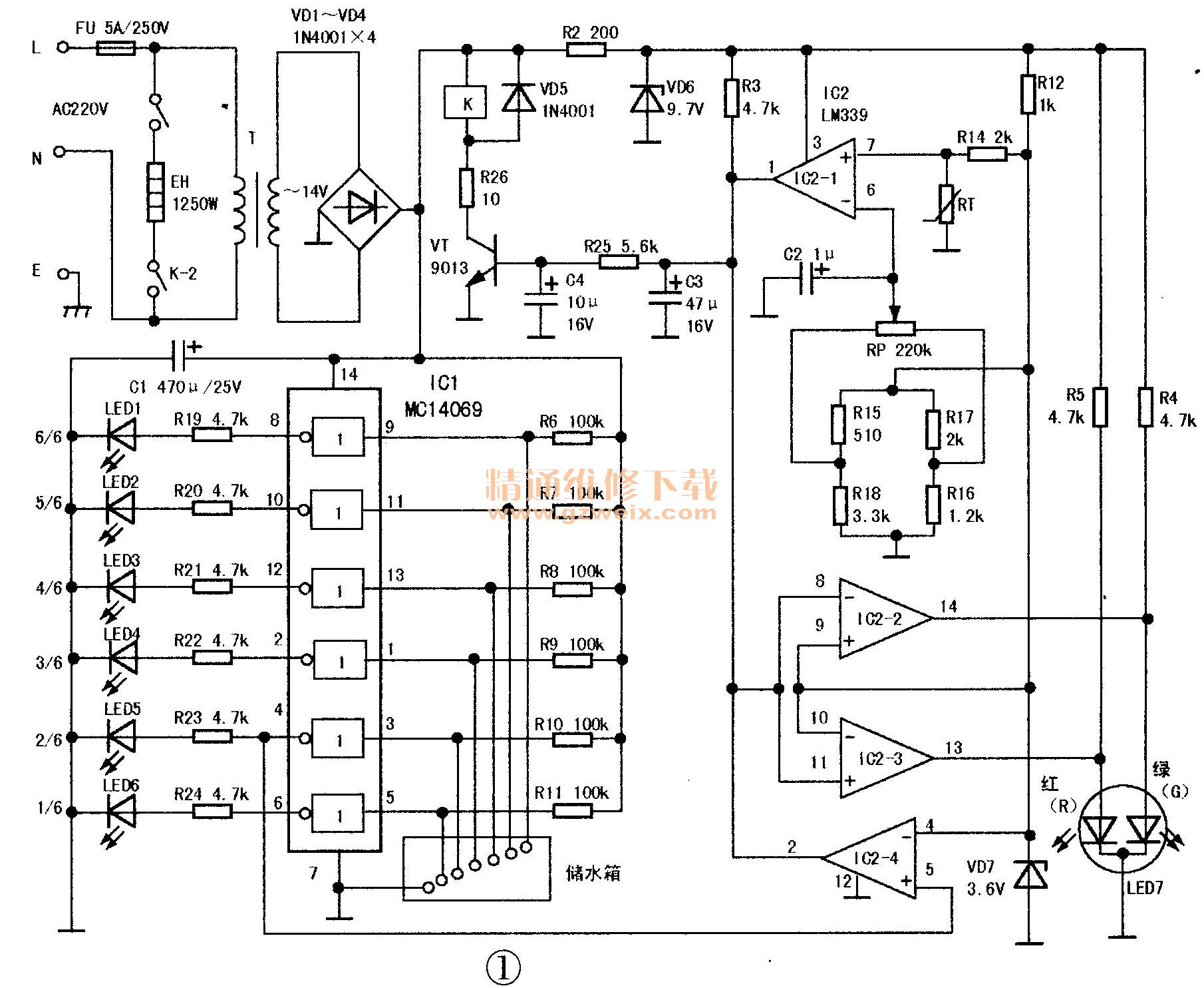 海尔fcd-jthc50-iii /60-iii系列电热水器控制电路分析